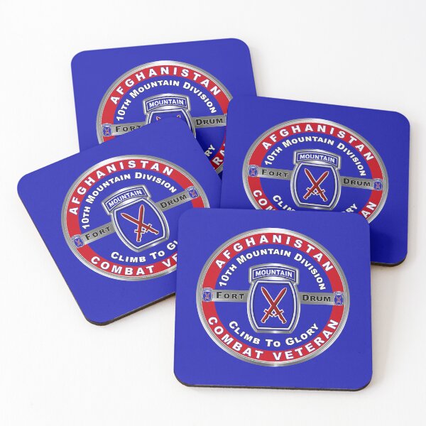 Item preview, 10th Mountain Division Afghanistan Combat Veteran designed and sold by SoldierAlways.