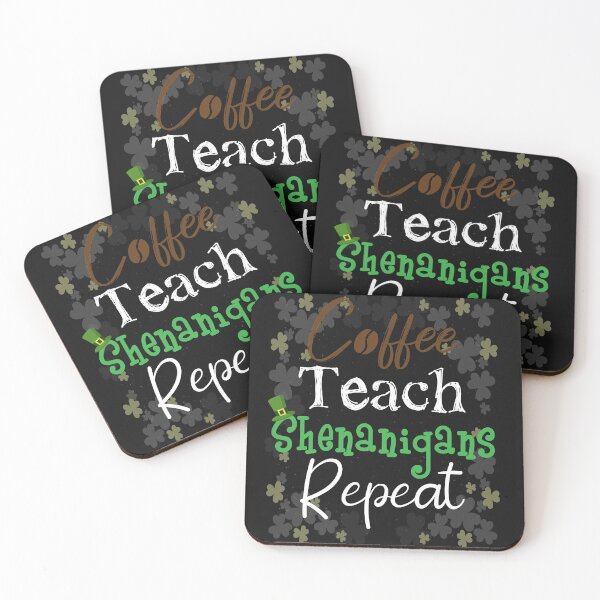 Item preview, Coffee teach shenanigans repeat Teacher Coffee lover designed and sold by Mo-Am.