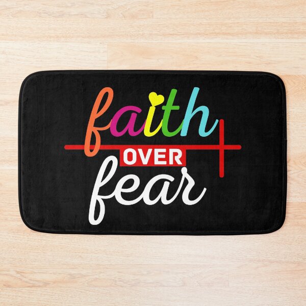 Item preview, faith over fear. faith is greater than fear.  designed and sold by ronaldsonou.