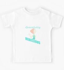 Pearl: Gracefully Rebellious Kids Tee