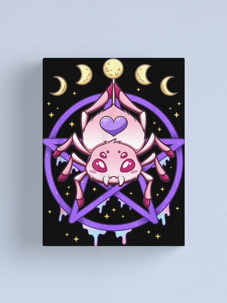 Kawaii Pastel Goth Video Game Anime Aesthetic Girl Nu Goth by DNT Prints