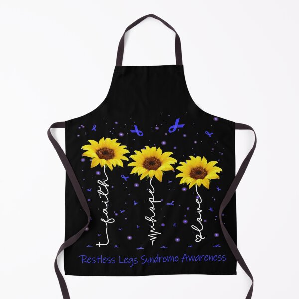 Item preview, Sunflower Faith Hope Love Restless Legs Syndrome Awareness designed and sold by largellie.