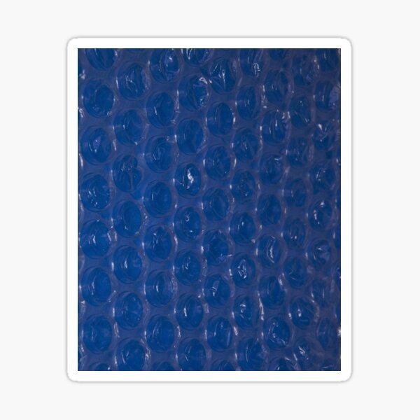 "Blue Bubble Wrap" Sticker for Sale by hawilliams Redbubble