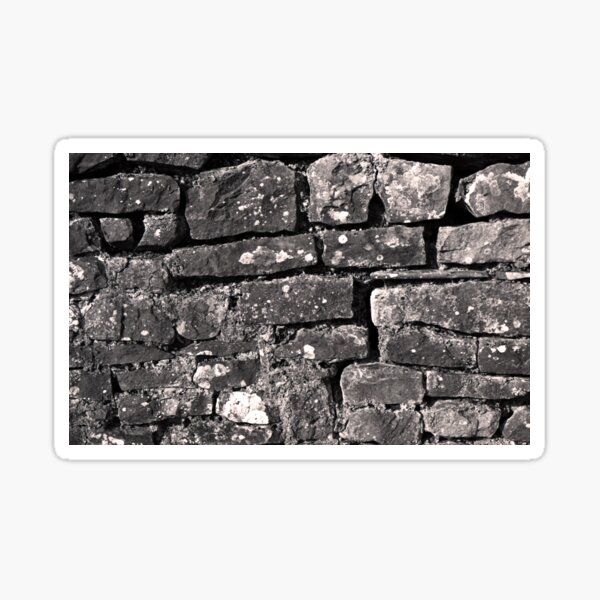 "stone wall" Sticker for Sale by CoastPicsDesign Redbubble