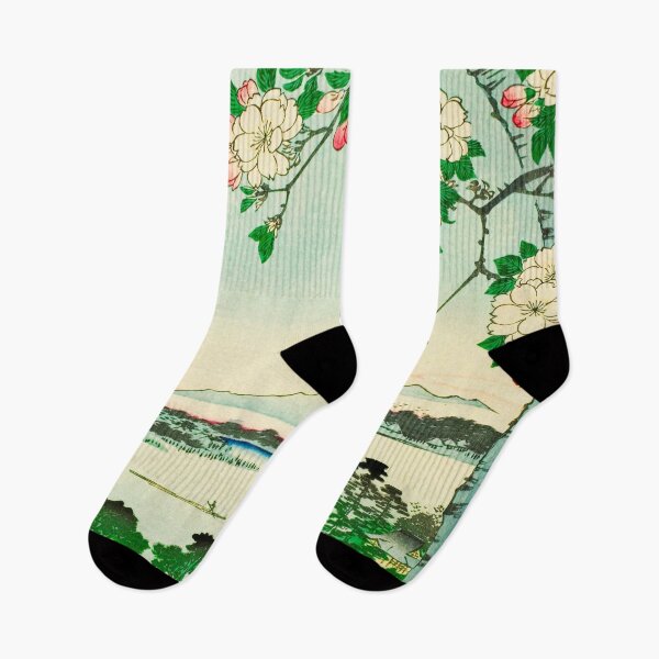 Item preview, Suijin Shrine and Massaki on the Sumida River (Sumidagawa Suijin no mori Massaki), from the series "One Hundred Famous Views of Edo (Meisho Edo hyakkei)" designed and sold by brushandframes.