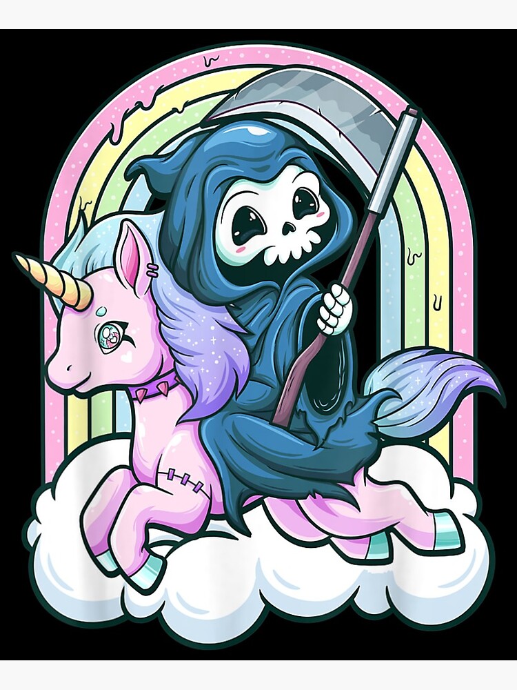 Fairy Kei Pastel Goth Skeleton Creepy Cute Tee (Made to Order) – Kawaii  Goods