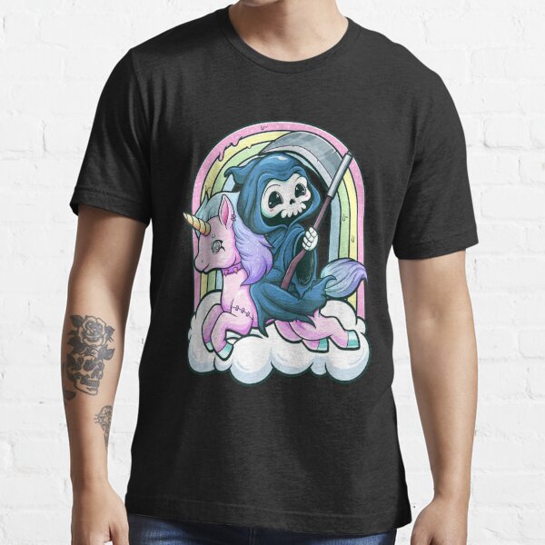  Pastel Goth Grunge Punk Girl T Shirt - Death Metal Unicorn :  Clothing, Shoes & Jewelry