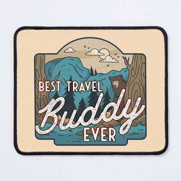 Item preview, Best Travel Buddy - Wilderness Bear designed and sold by 99vectors.