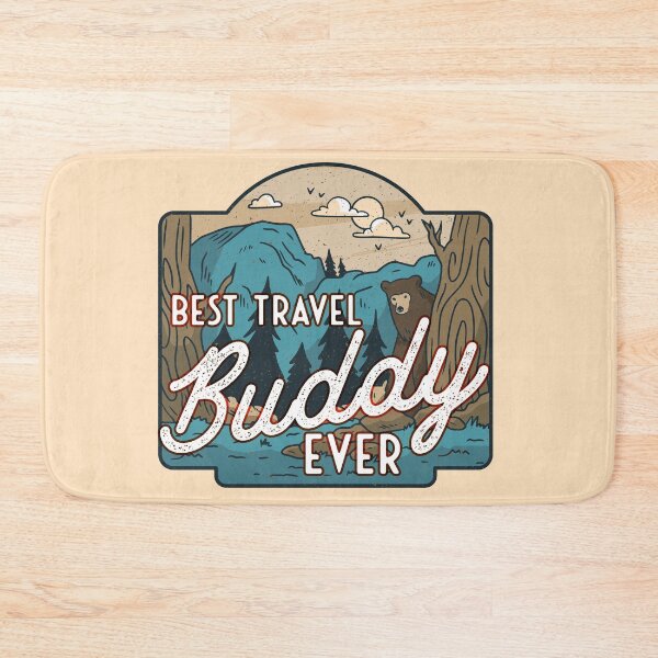 Item preview, Best Travel Buddy - Wilderness Bear designed and sold by 99vectors.
