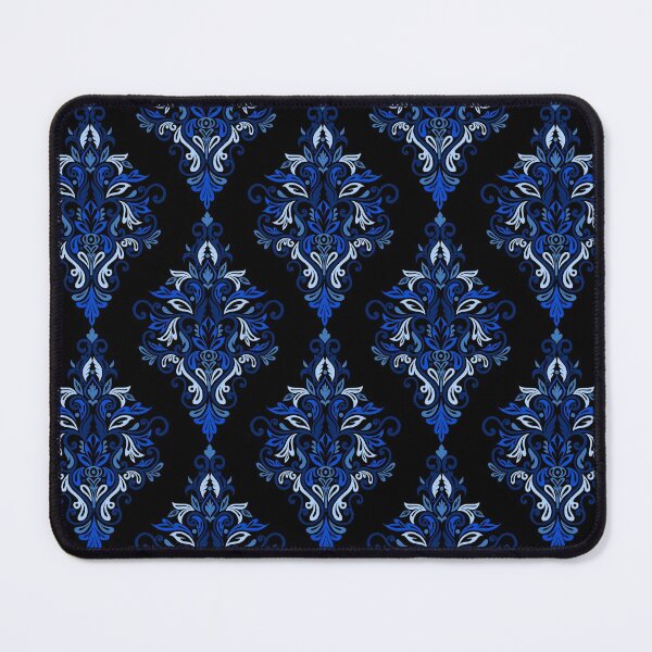 Item preview, Seamless Paisley Repeat Pattern - Blue and Black designed and sold by SemDesigns1.