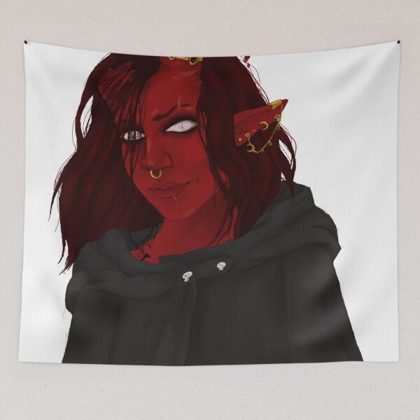Item preview, Tiefling (Desdemona) (no background) designed and sold by Alisha Ward Art.