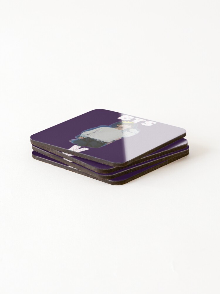 Thumbnail 4 of 5, Coasters (Set of 4), V BTS designed and sold by Ricel.