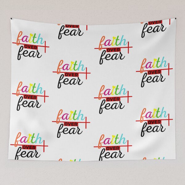 Item preview, faith over fear. faith is greater than fear.  designed and sold by ronaldsonou.