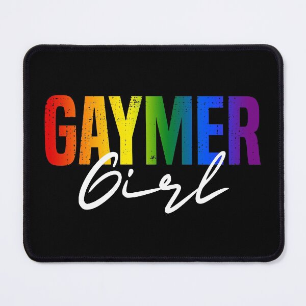 Item preview, Gaymer Girl LGBT Rainbow designed and sold by Koi-Art.