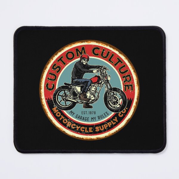 Item preview, Retro Custom Culture Motorcycle designed and sold by Vector Scout Lab.
