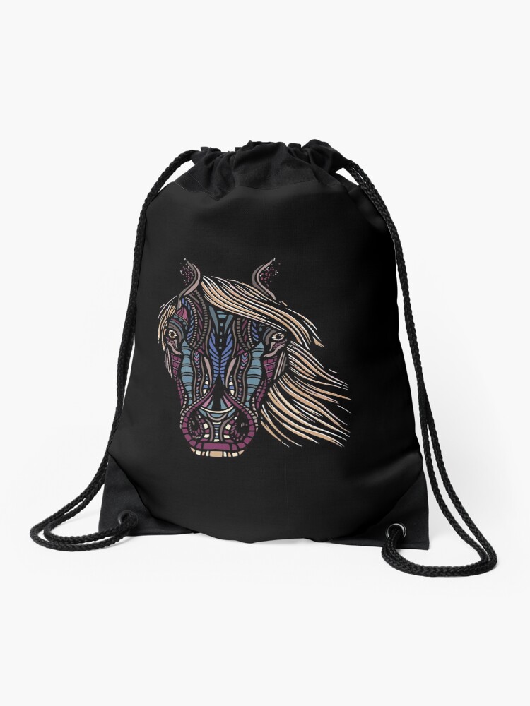 Horse drawstring online bag