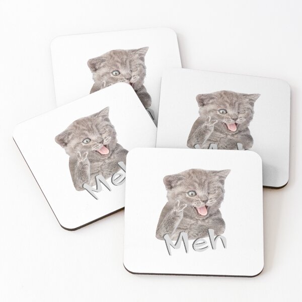 Item preview, Funny Meh Cat designed and sold by DiegoUrz.