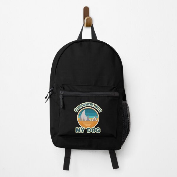 Item preview, Somewhere With My Dog Tent Half Moon  designed and sold by Guarddogdrive.