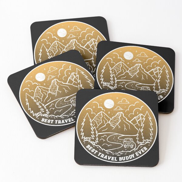 Item preview, Best Travel Buddy ever - dogs paw designed and sold by 99vectors.
