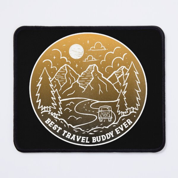 Item preview, Best Travel Buddy ever - dogs paw designed and sold by 99vectors.