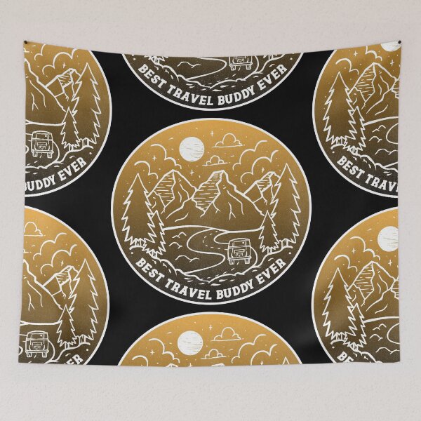 Item preview, Best Travel Buddy ever - dogs paw designed and sold by 99vectors.