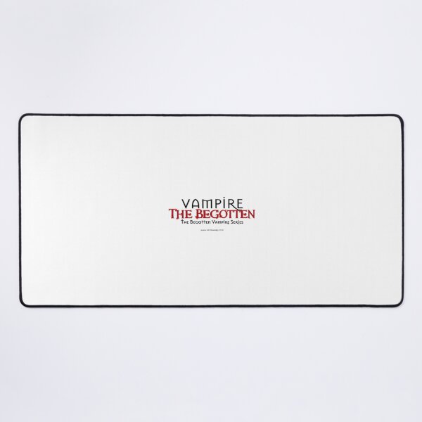 Vampire The Begotten Title | Black & Red Desk Mat