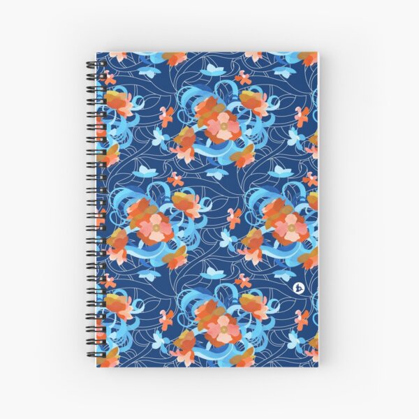 Bloom (Dark) Spiral Notebook