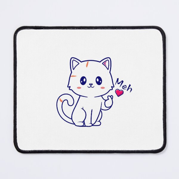 Item preview, Funny Meh Cat designed and sold by DiegoUrz.
