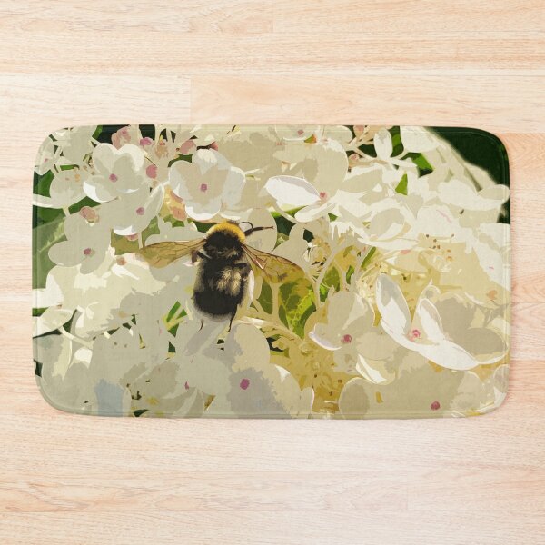 Item preview, Bumblebee enjoying august flowers designed and sold by Greengardens36.
