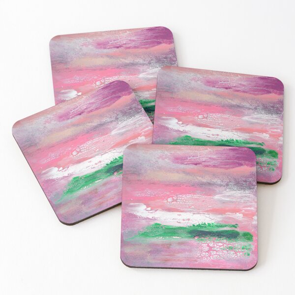 Item preview, ROCK STUDY IN PINKS - ART BY KATHLEEN TENNANT designed and sold by KATHLEEN TENNANT ART.