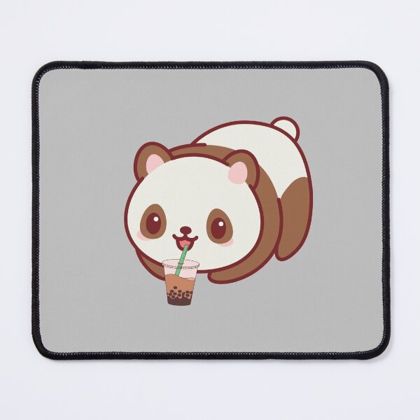 Item preview, BABY PANDA DRINKING BOBA TEA  designed and sold by RetroPlaceee.