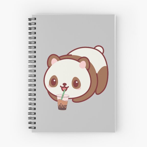 Item preview, BABY PANDA DRINKING BOBA TEA  designed and sold by RetroPlaceee.