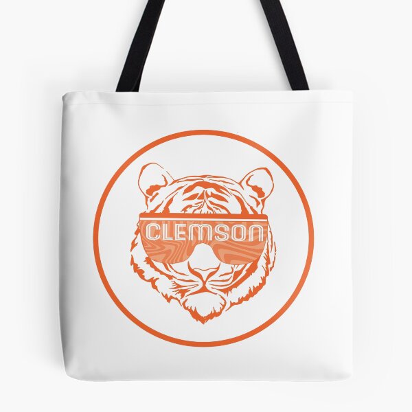 Item preview, Clem Tiger Orange and Purple Gameday Button and Sticker designed and sold by ellm.