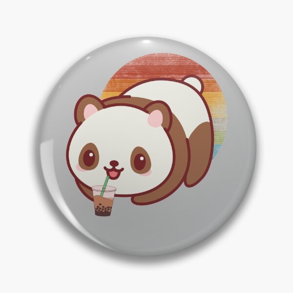 Item preview, BABY PANA DRINKING BOBA TEA  designed and sold by RetroPlaceee.