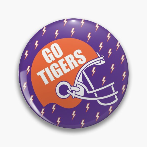 Item preview, Go Tigers Football Button and Sticker designed and sold by ellm.