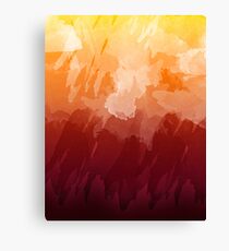 Sunset Watercolor Canvas Print