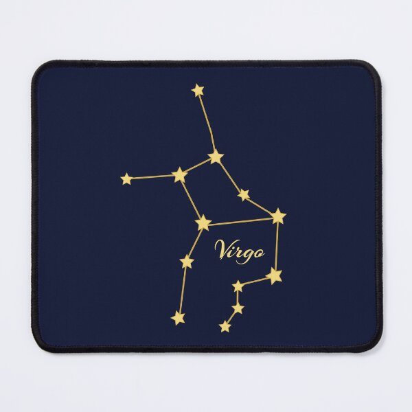 Item preview, Virgo Night - Astrology and Astronomy pattern with Virgo Constellation, Symbols and Stars designed and sold by Astrowl-.