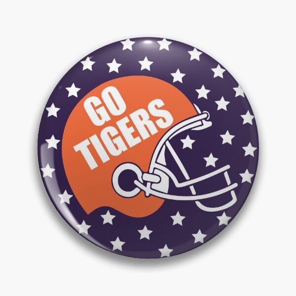 Item preview, Go Tigers Football Button and Sticker designed and sold by ellm.