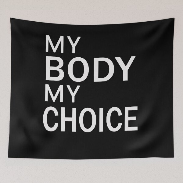 Item preview, MY BODY MY CHOICE Womens Rights Reproductive Rights Pro Choice designed and sold by LoveAndDefiance.