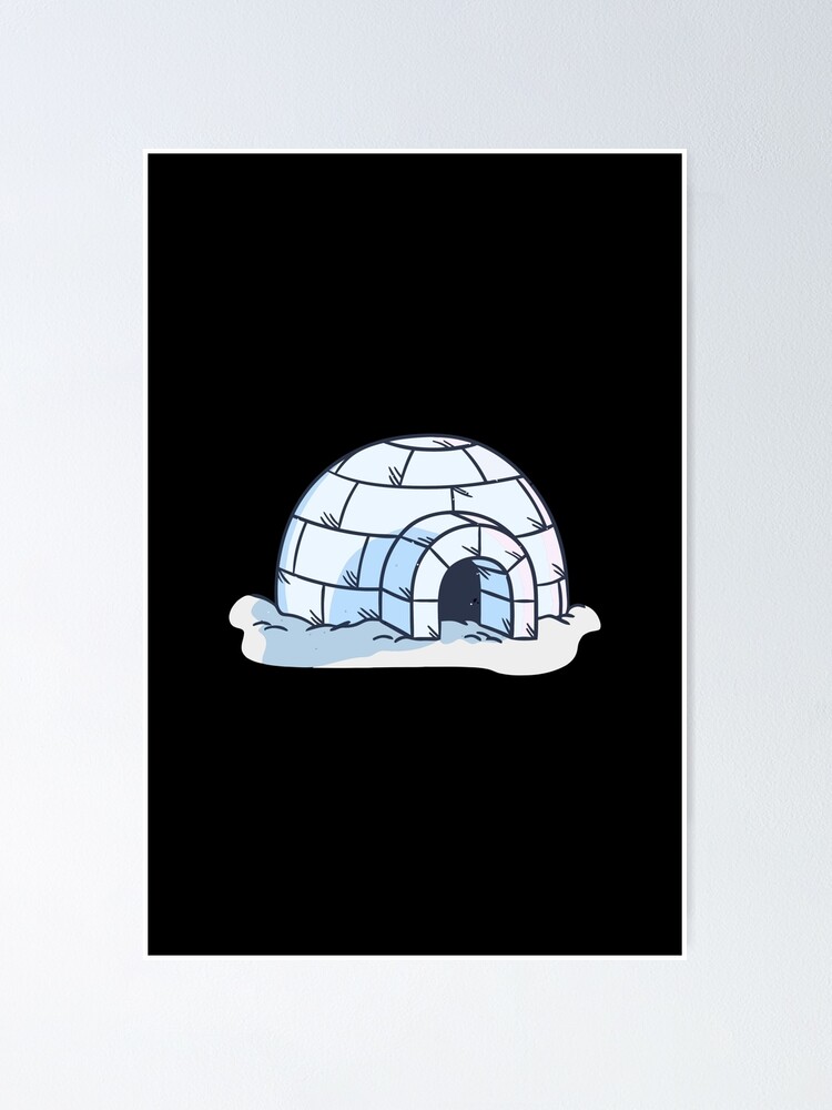 Premium Photo | Drawing of Igloo on white background