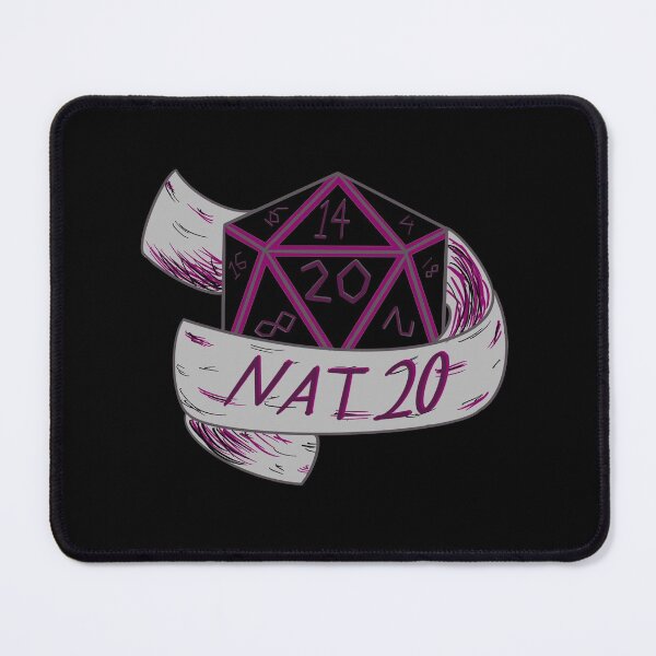 Item preview, D&D Nat20 DICE designed and sold by CawDndDesigns.