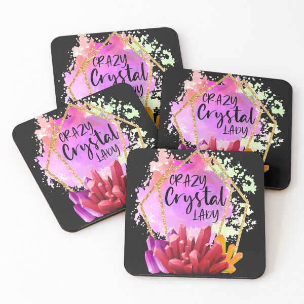 Item preview, Womens Crystals Desing Gift Crazy Crystal Lady Funny Crystal Lovers   designed and sold by Mo-Am.