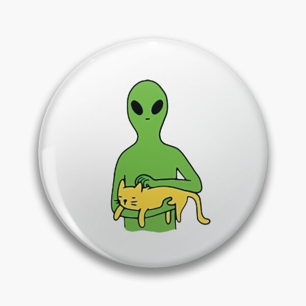 Artikelvorschau, Alian Cat Scratch Aliens Fever Hang on Chill Like Cat snuggle like cat Love Cat Animal lover Art Design Happy Apparel Essential Inspiration Joy Mood Funny Cat entworfen und verkauft von DesignByHeartUK.