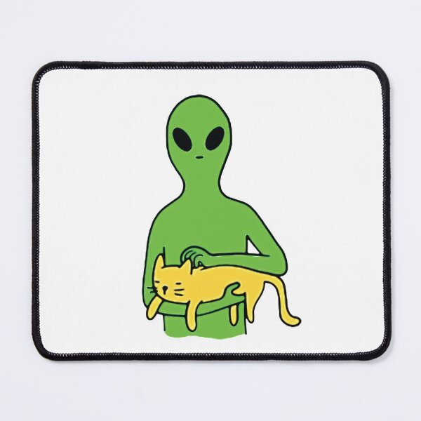 Item preview, Alian Cat Scratch Aliens Fever Hang on Chill Like Cat snuggle like cat Love Cat Animal lover Art Design Happy Apparel Essential Inspiration Joy Mood Funny Cat designed and sold by DesignByHeartUK.