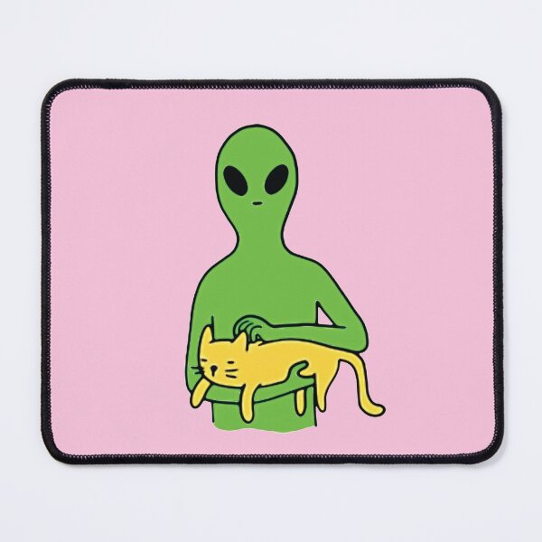Item preview, Alian Cat Scratch Aliens Fever Hang on Chill Like Cat snuggle like cat Love Cat Animal lover Art Design Happy Apparel Essential Inspiration Joy Mood Funny Cat designed and sold by DesignByHeartUK.