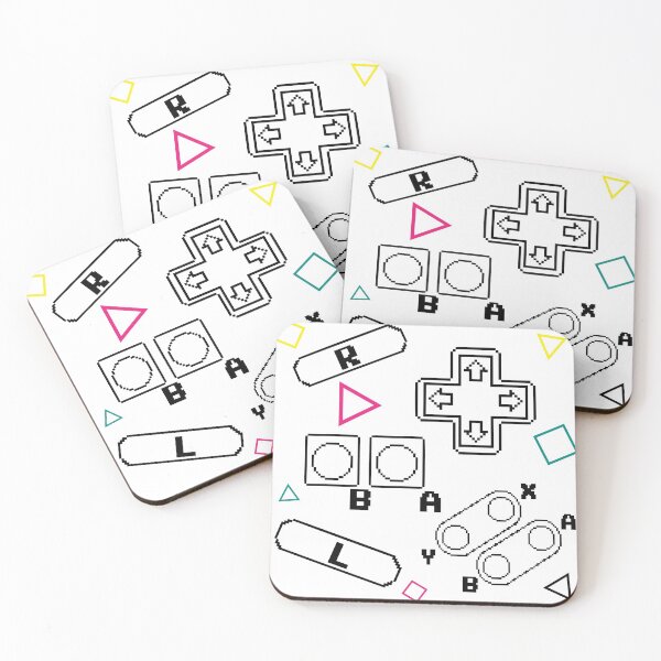 Item preview, Retro joystick button pattern designed and sold by Midna0Narof.