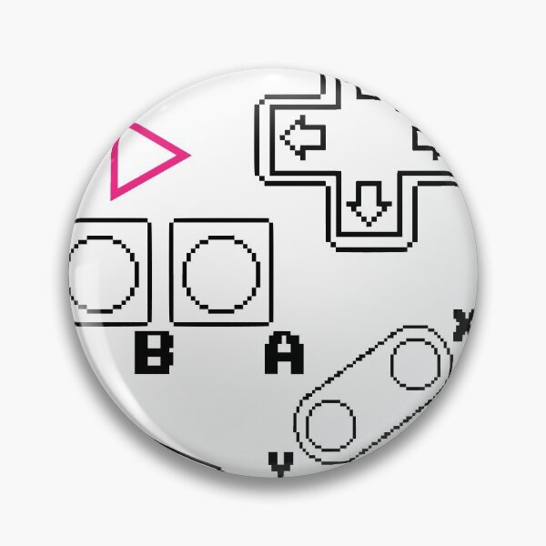 Item preview, Retro joystick button pattern designed and sold by Midna0Narof.