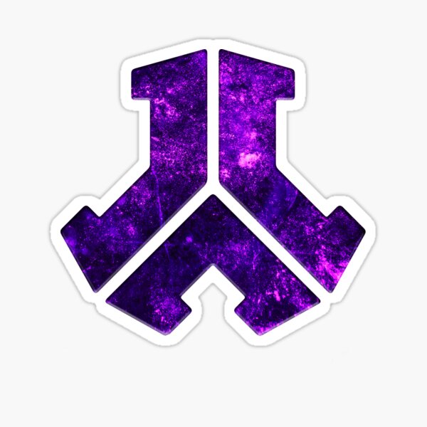 Defqon.1 Logo Texture Violet Sticker