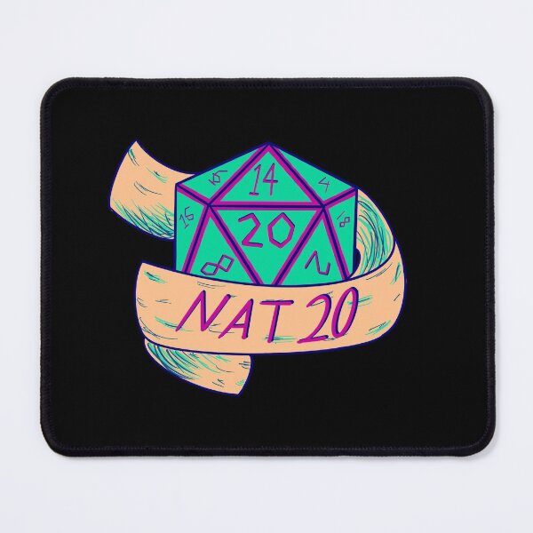 Item preview, D&D Nat20 DICE designed and sold by CawDndDesigns.