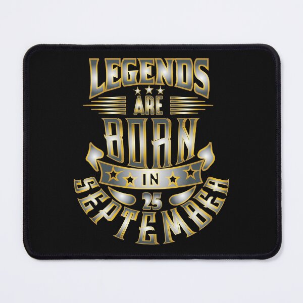 Item preview, 25 September Legends Are Born - Birthday, Month, Year For All Familly Present designed and sold by Shirt-u.